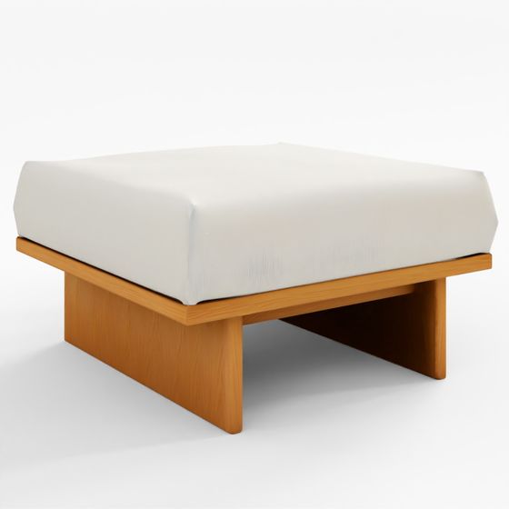 スツール 正方形 木製ベース