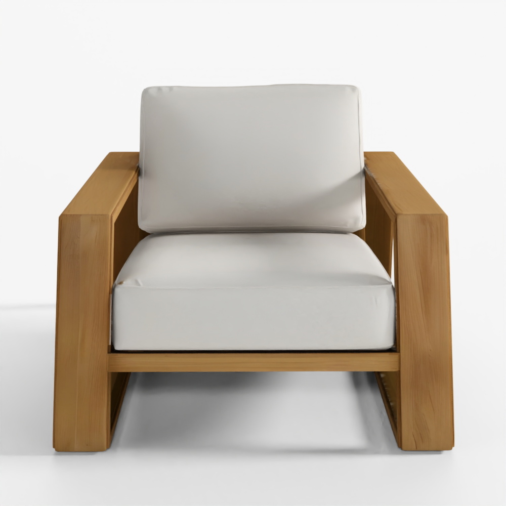 Arhaus 峽谷戶外柚木休閒椅