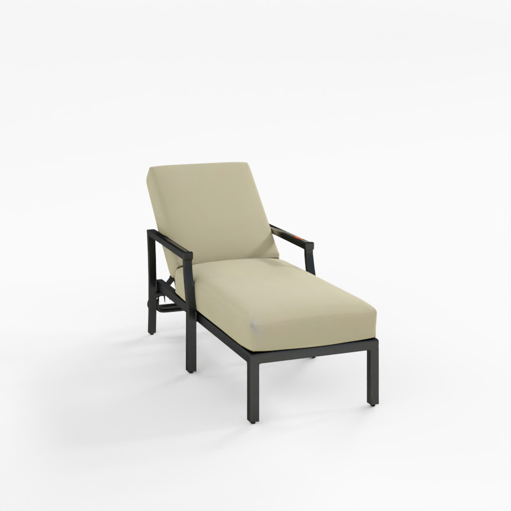 Arhaus Montego Outdoor Aluminium Liege in Eden Sage