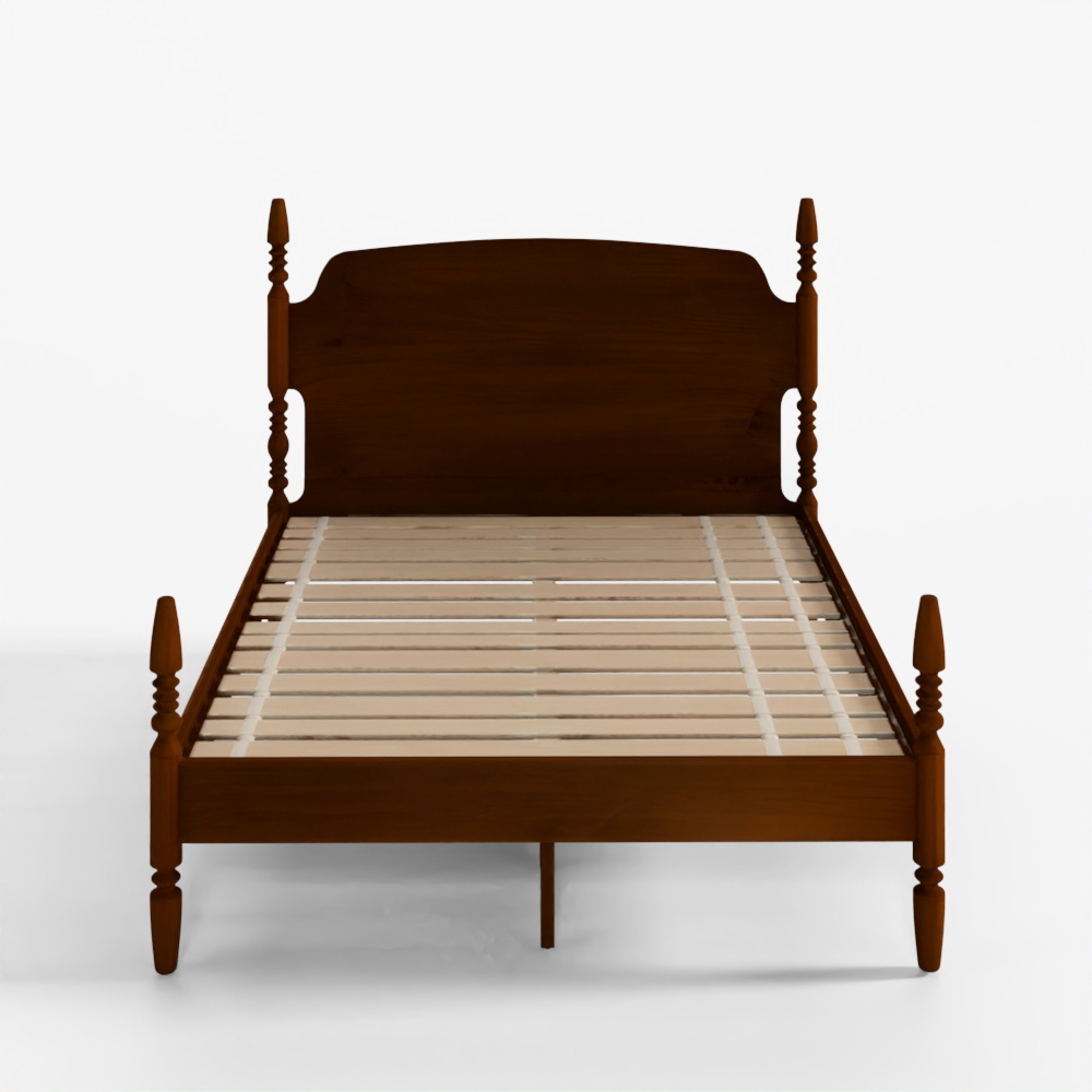 ウォーカーエジソン トラディショナル ヴィヴィアン 簡単組立 無垢木材ベッド