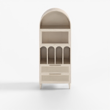 Elegant Vintage Bookshelf 3D Model – Classic Wood Design
