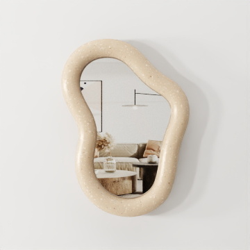 Luxury Irregularity Yellow Marine Mirror