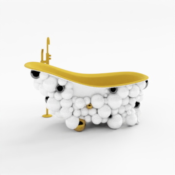 Maison Valentina Newton Bathtub - White