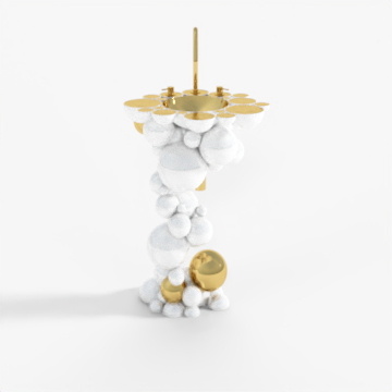 Maison Valentina Newton Pedestal Sink - White
