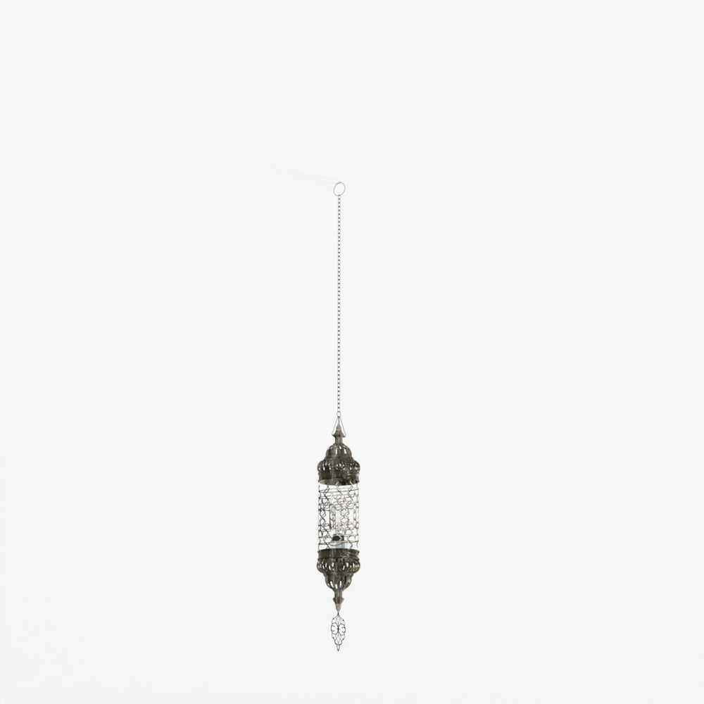 Southeast Asian Metal Chandelier