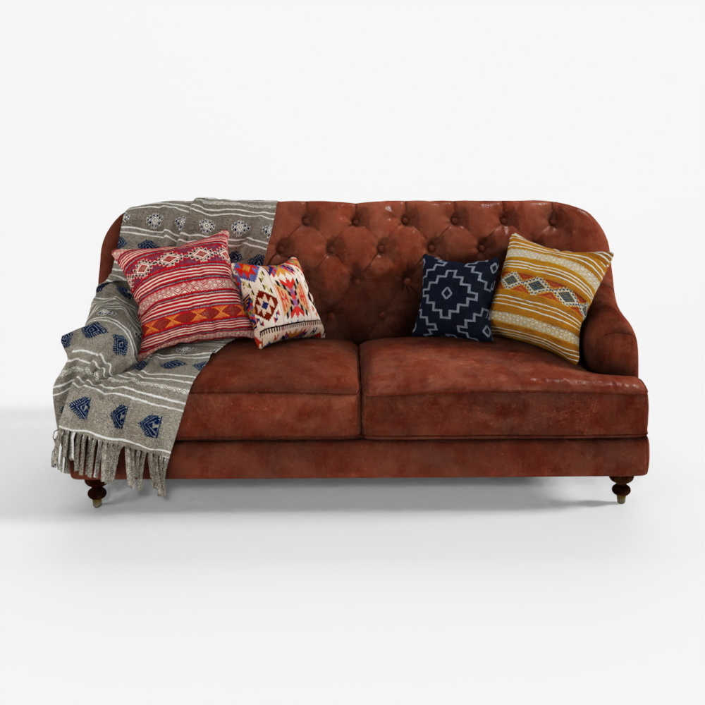 American Style Double Sofa